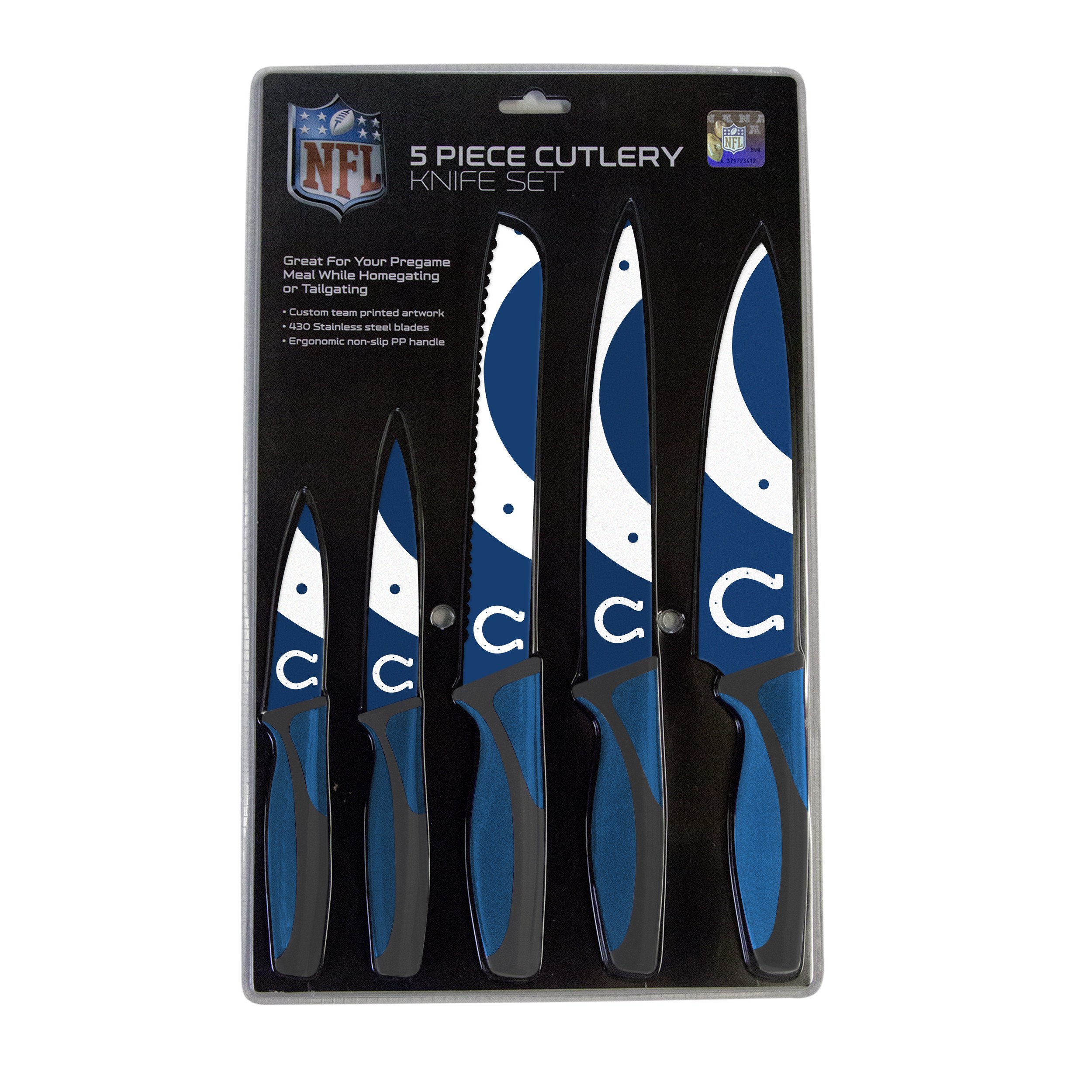 Indianapolis Colts Kitchen Knife Set - 5 Pack