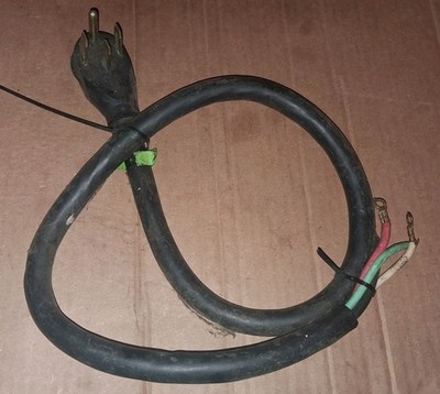 NEMA 14-50 4-Prong 50A Electric Range Stove Power Cord 4-Wire Used Tested
