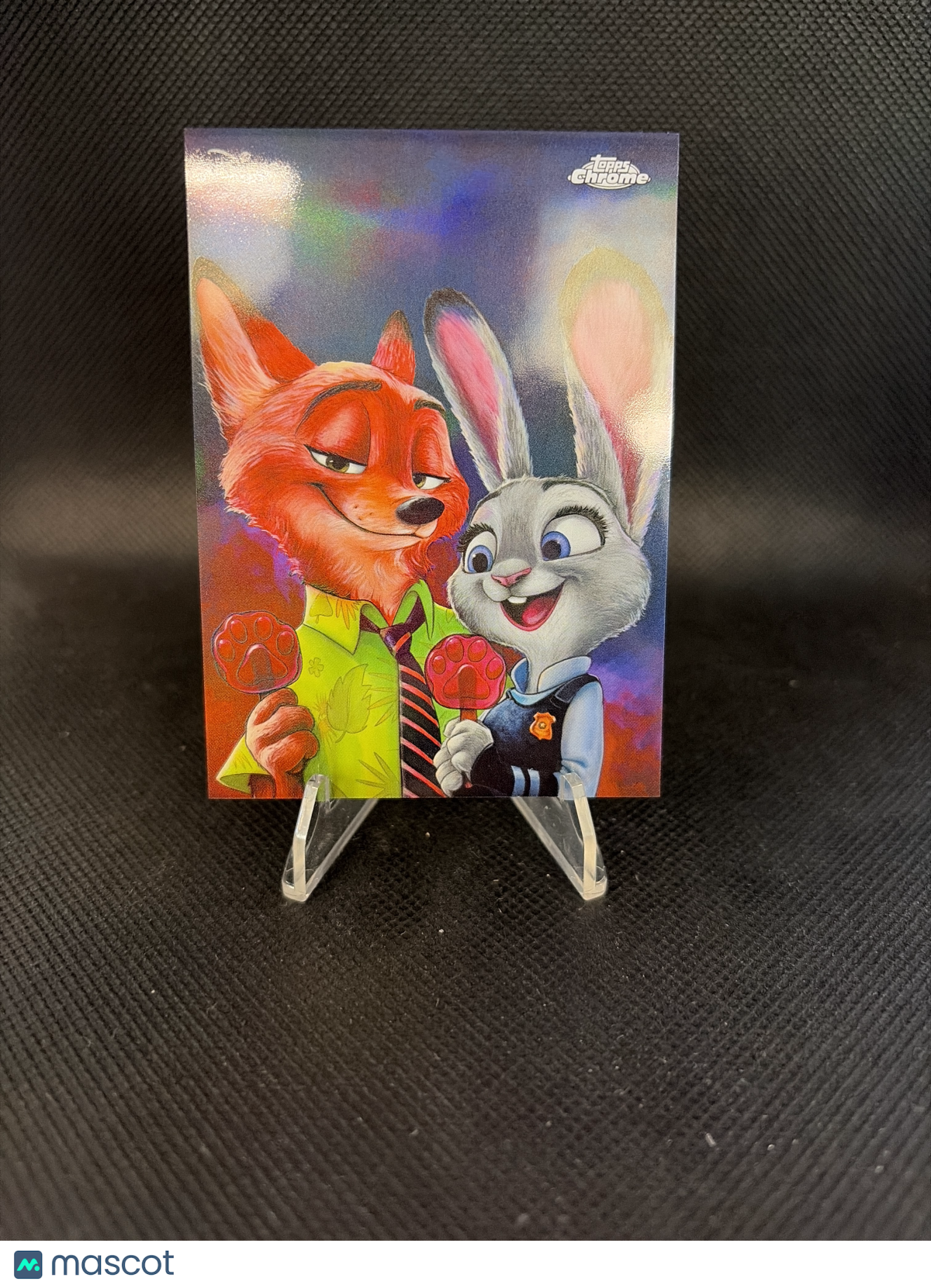 2026 Topps Chrome Disney Art of Disney Zootopia SSP #AD-9