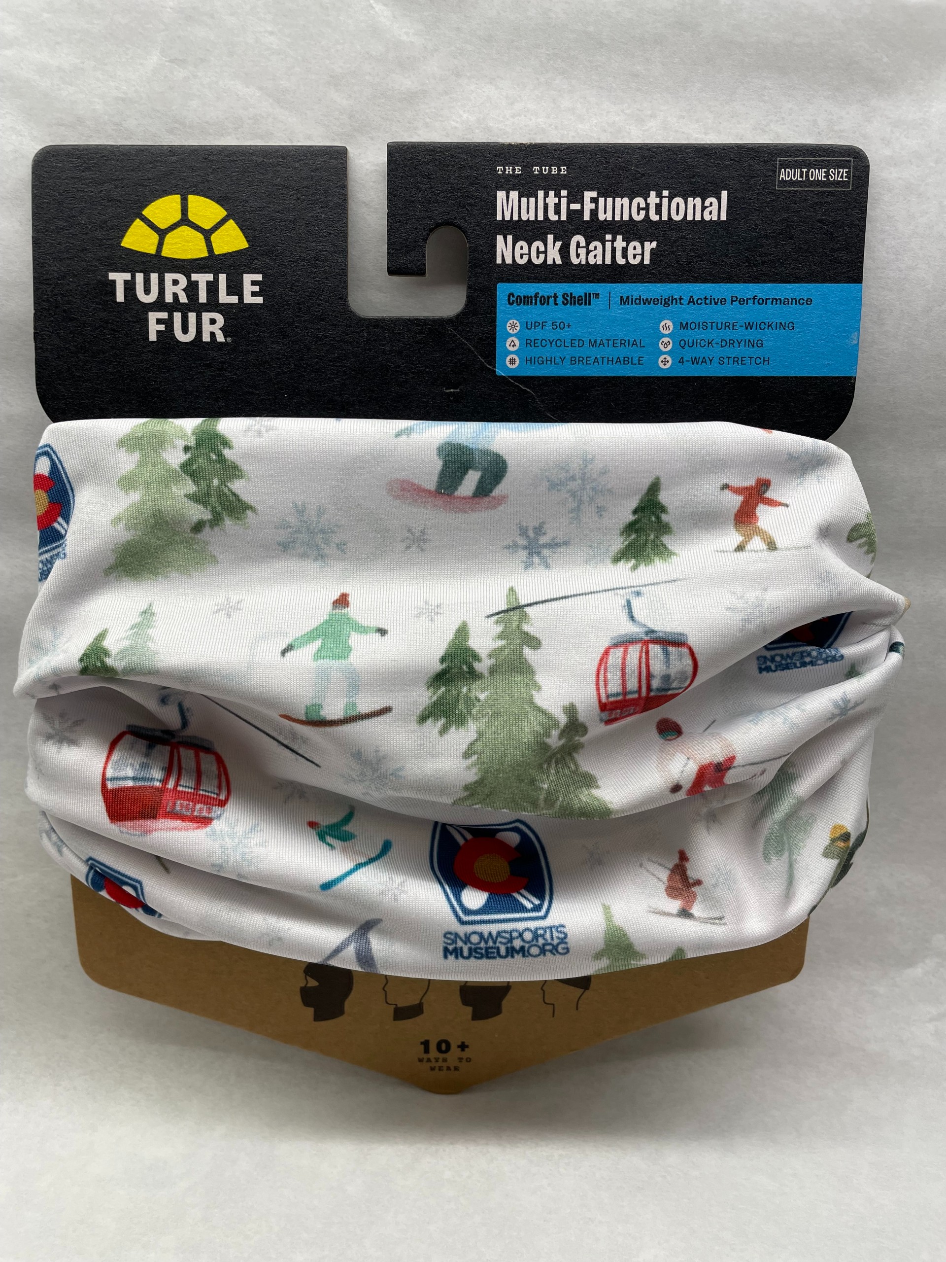 Colorado Snowsports Museum Neck Gaiter by Turtle Fur