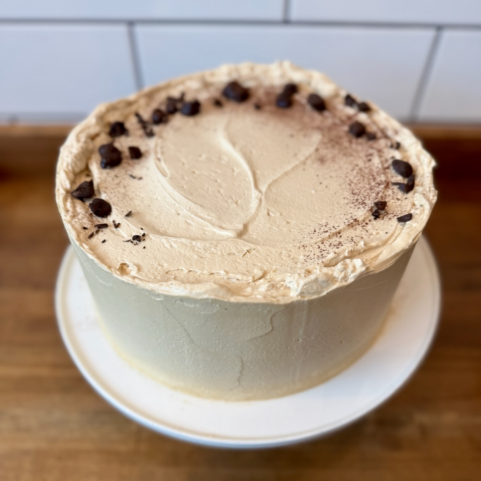 Caramel Macchiato Cake (DF)