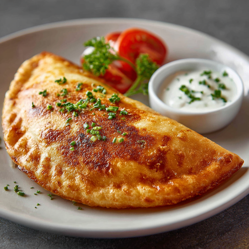 Cheburek with Beef (Crispy Beef Hand Pie)