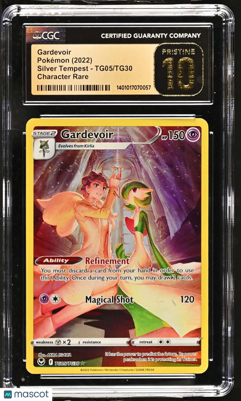 2022 Pokemon Silver Tempest Gardevoir Holo CGC 10 #TG05/TG30
