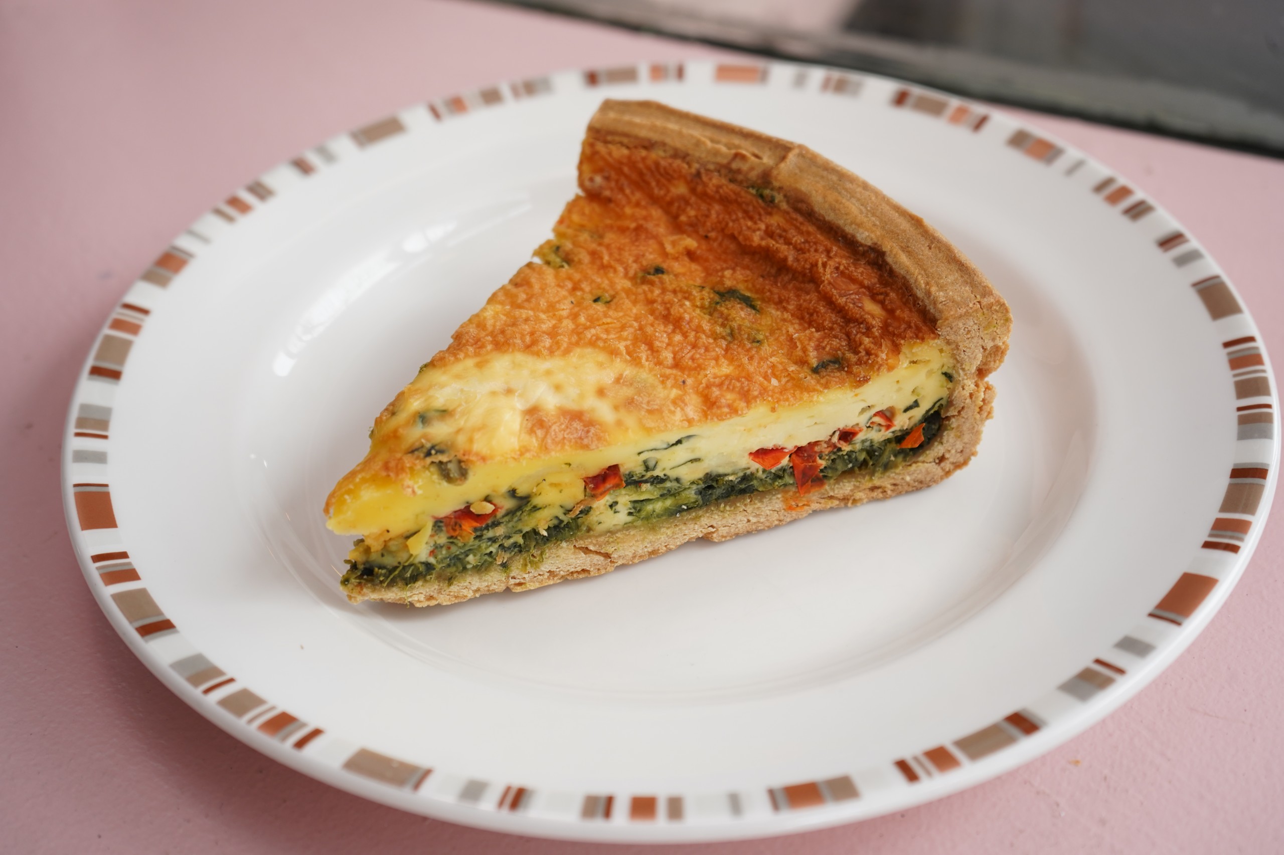 Spinach, Goat Cheese & Red Bell Pepper