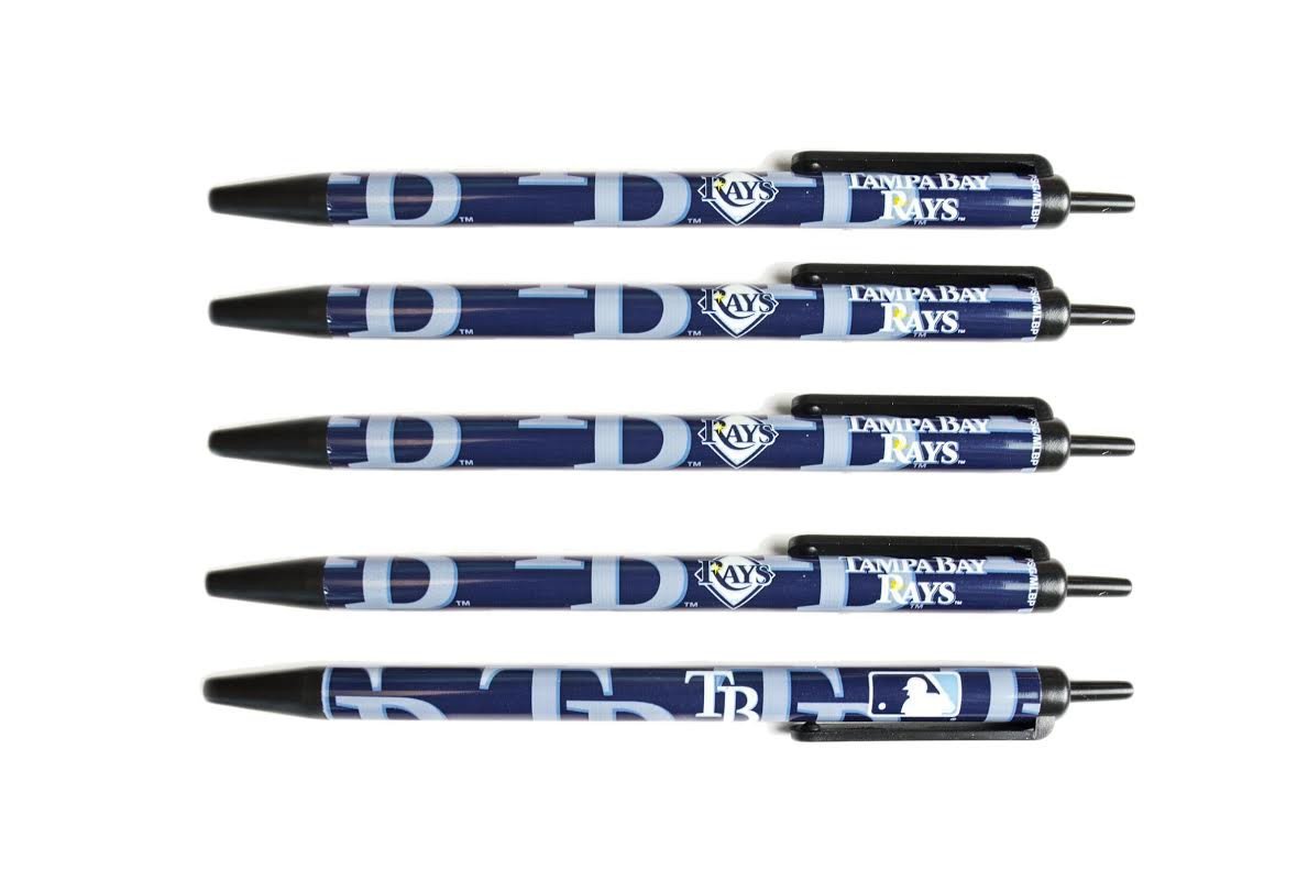 Tampa Bay Rays Click Pens 5pk