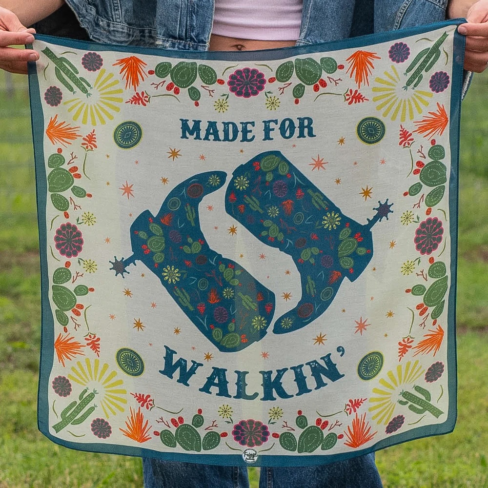 Fringe Scarves - Bandana -Made For Walkin'