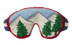 Ski Goggles Shaped Hooked Pillow