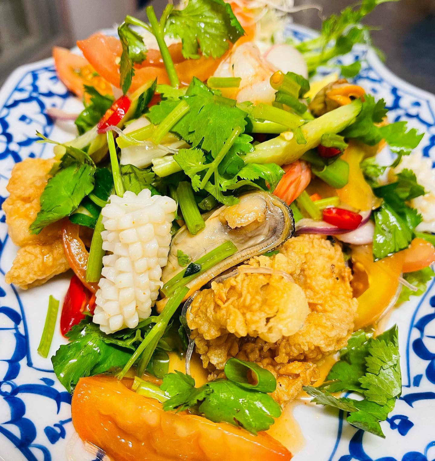 Thai Seafood Salad (Yum Talay)