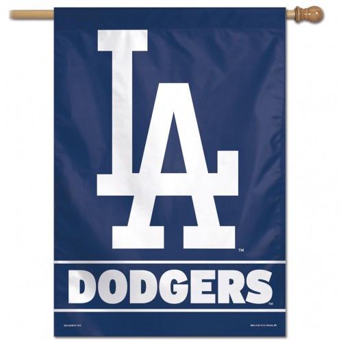 Los Angeles Dodgers Wordmark Vertical House Flag 28x40"