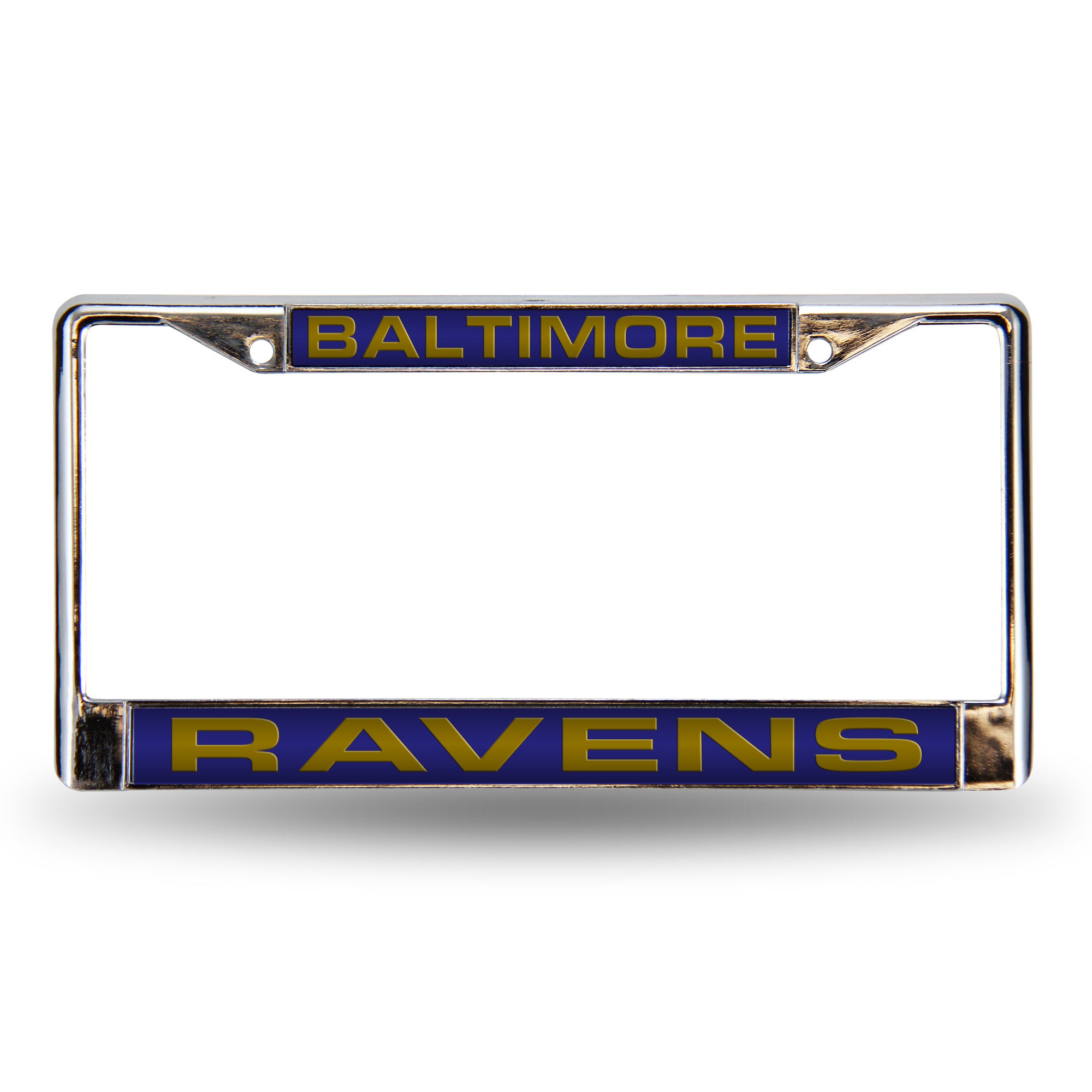 Baltimore Ravens Laser Chrome License Plate Frame