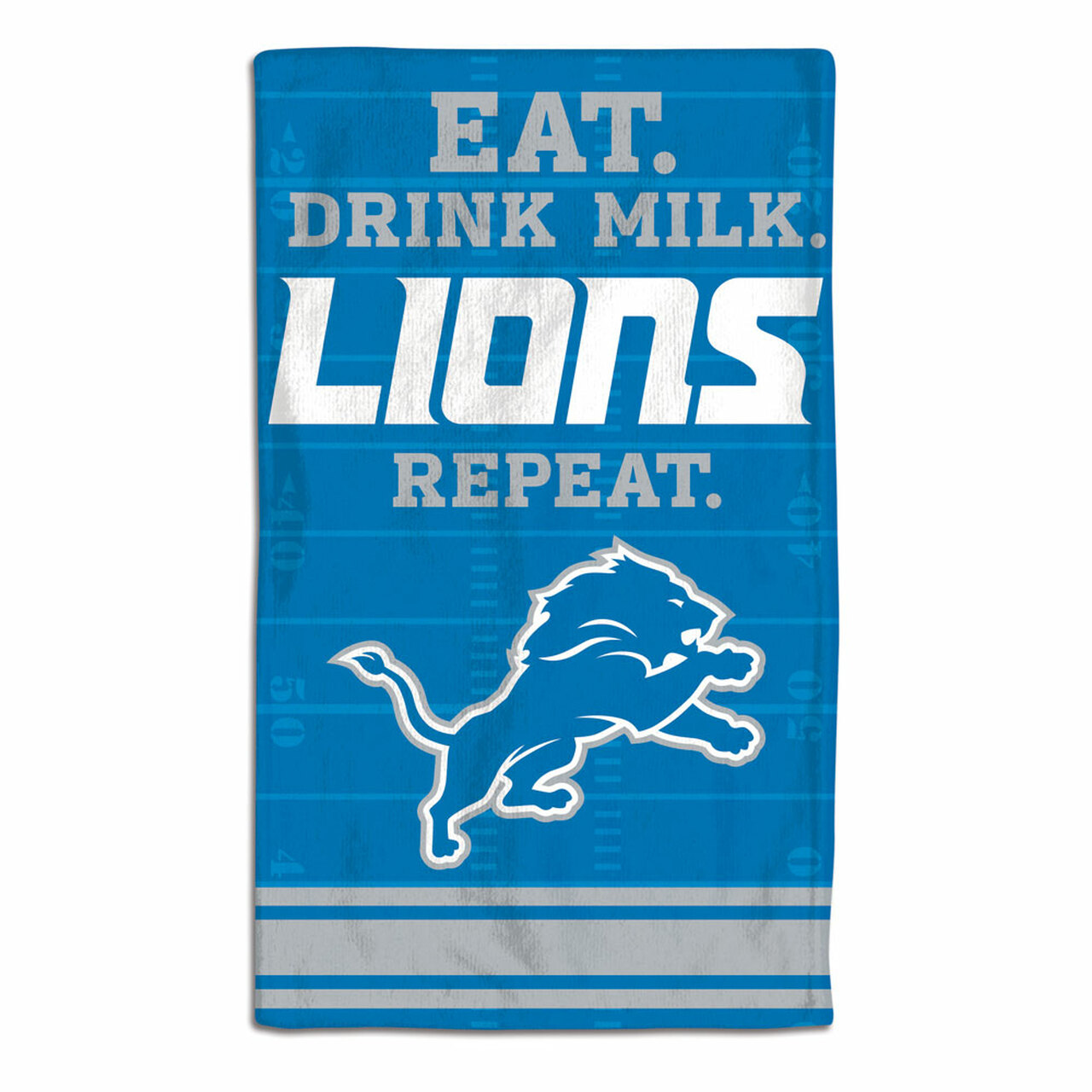 Detroit Lions Baby Burp Cloth 10x17"