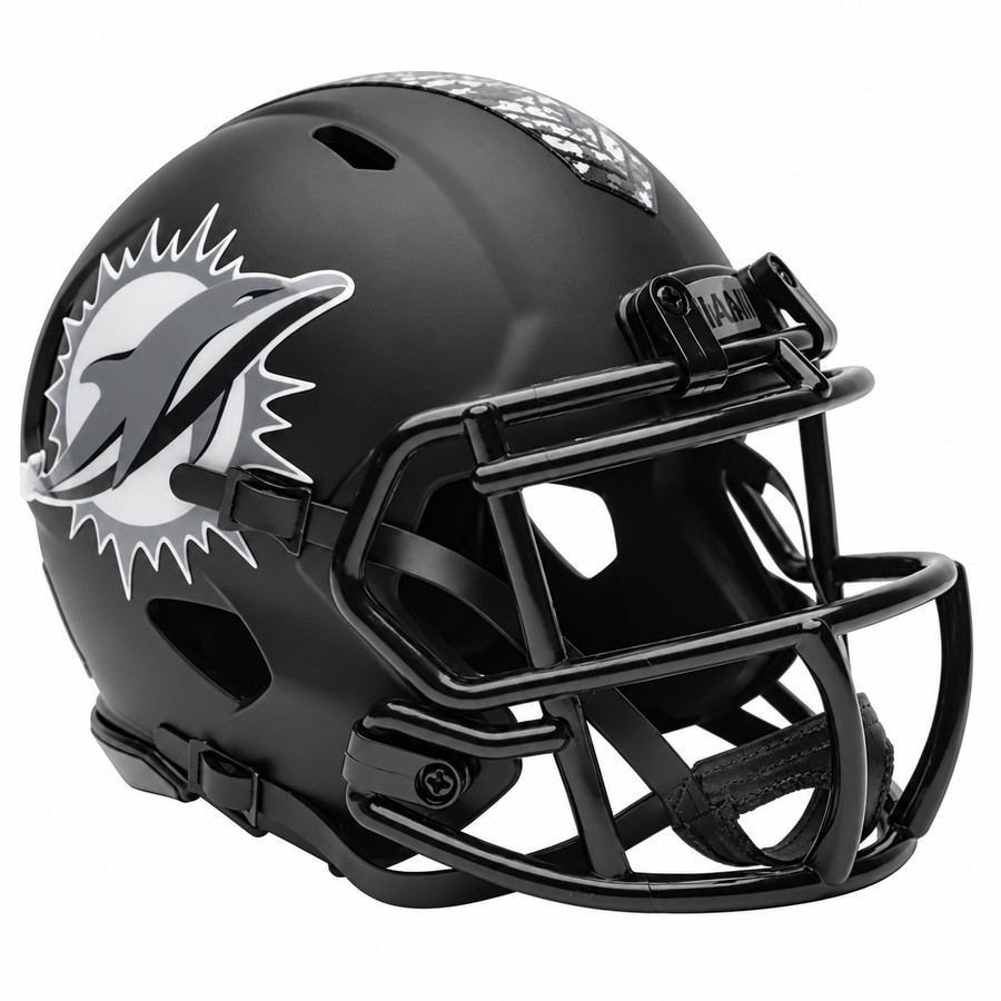 Miami Dolphins 2026 Riddell Salute to Service Mini Helmet — view 1