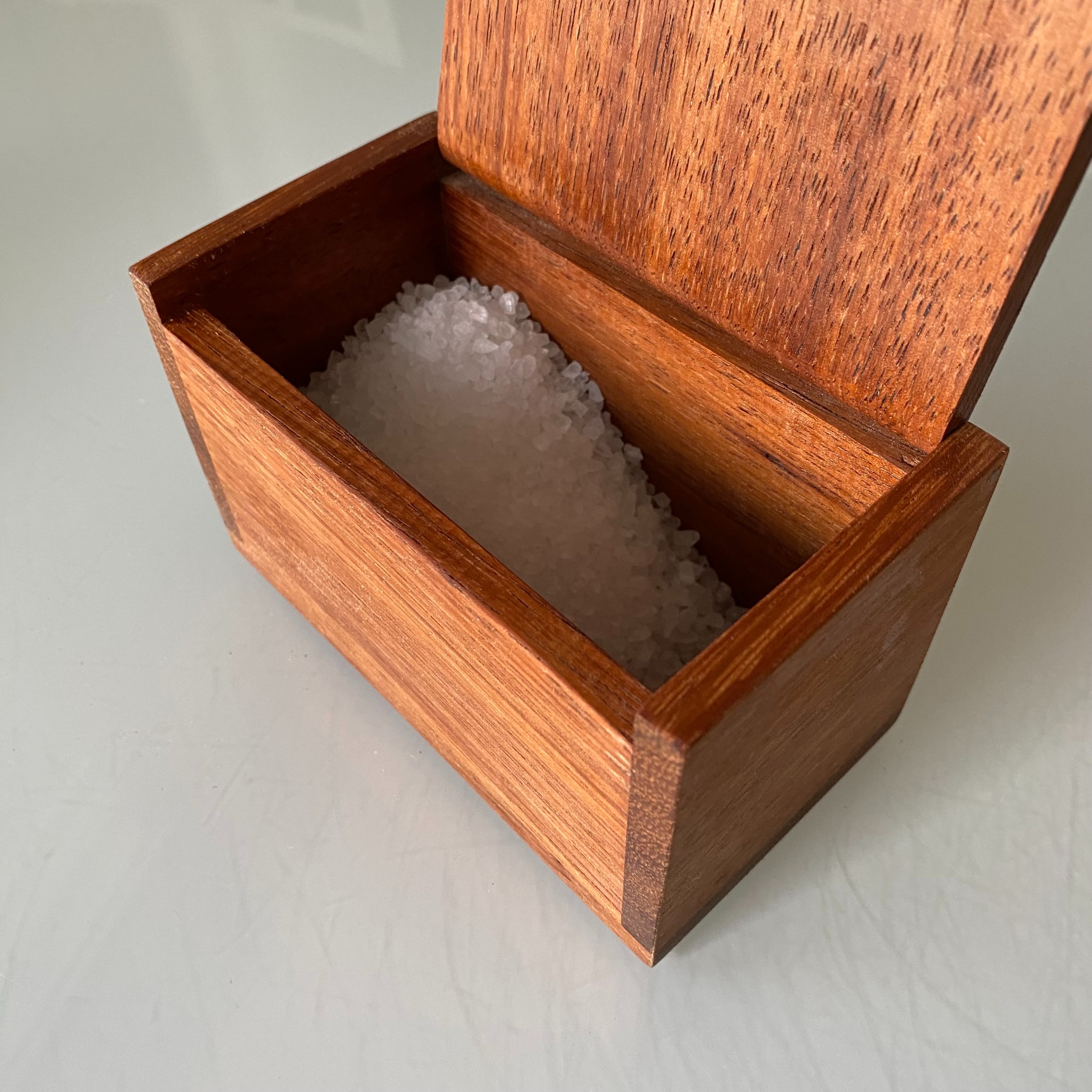 Handmade Merbau Salt Box