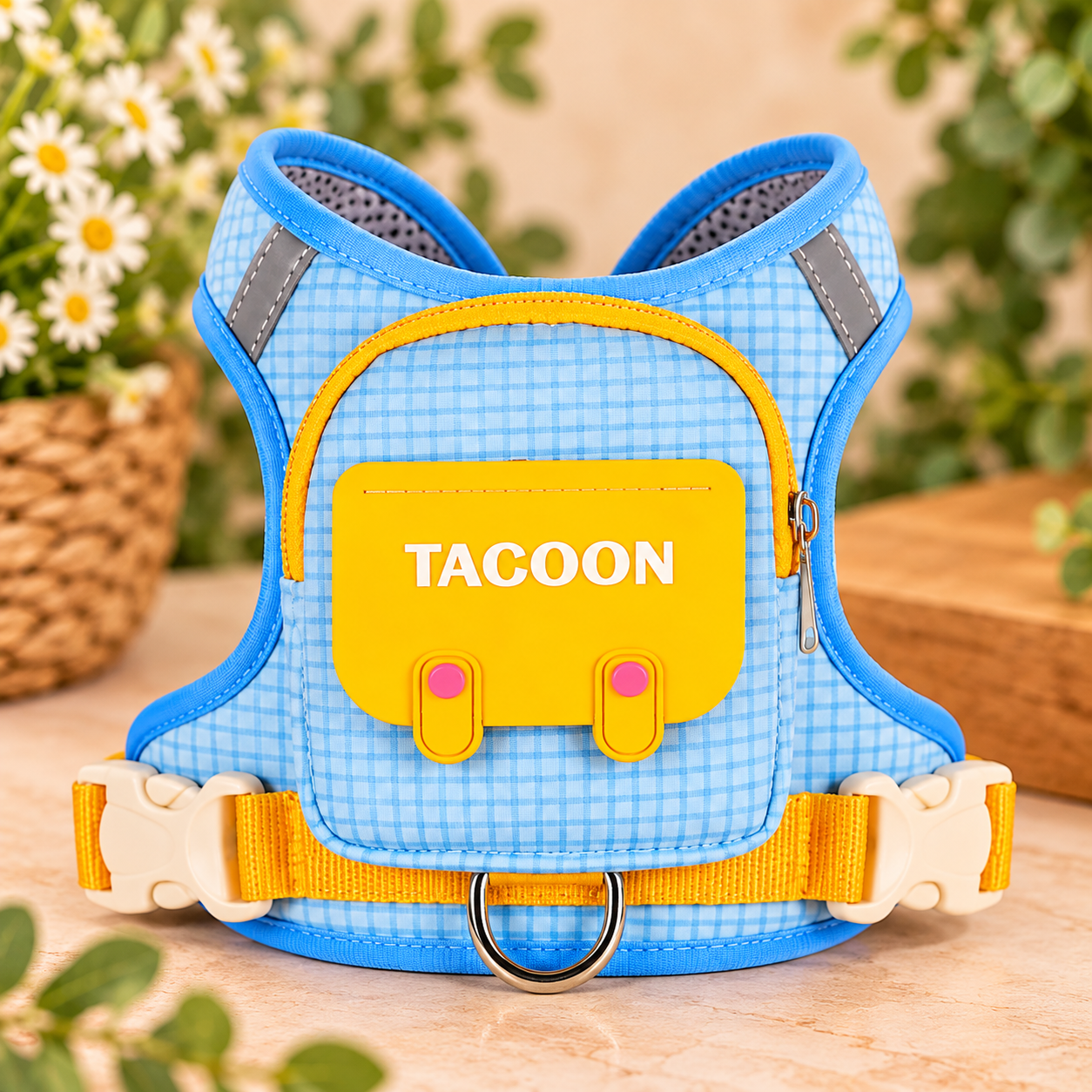 Blue Backpack Harness