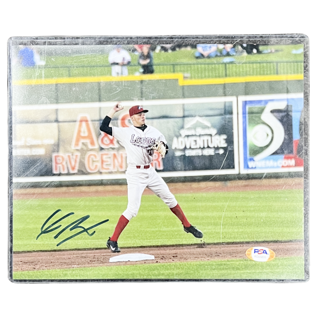Los Angeles Dodgers Gavin Lux Autographed Photo