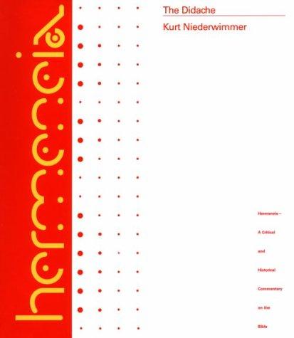 Cover of The Didache: A Commentary (Hermeneia)
