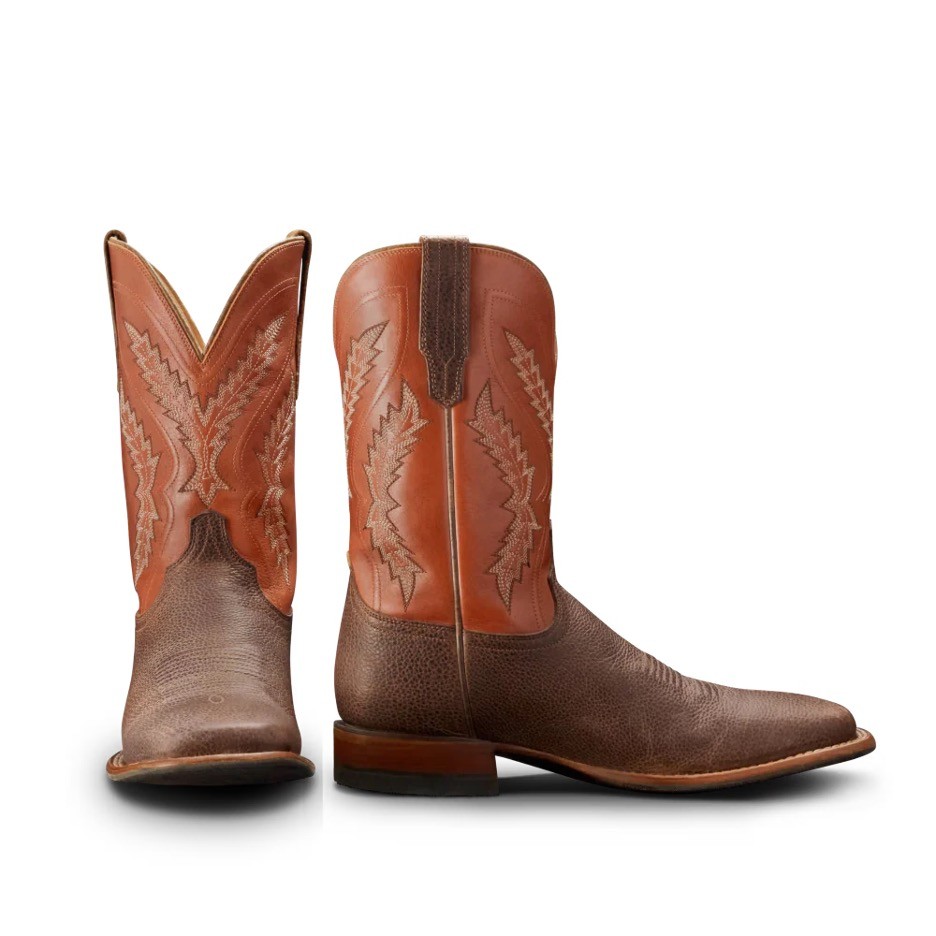Tecovas The Doc - Dark Chestnut & Rust Orange