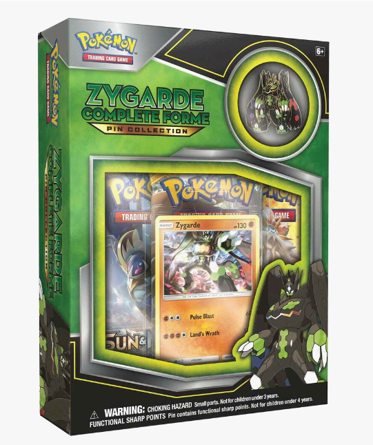 Pokemon TCG: Zygarde Complete Form Pin Collection img