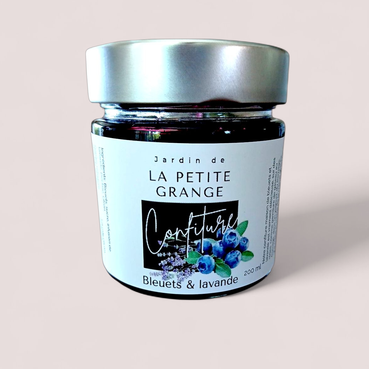 Confiture Bleuets Et Lavande