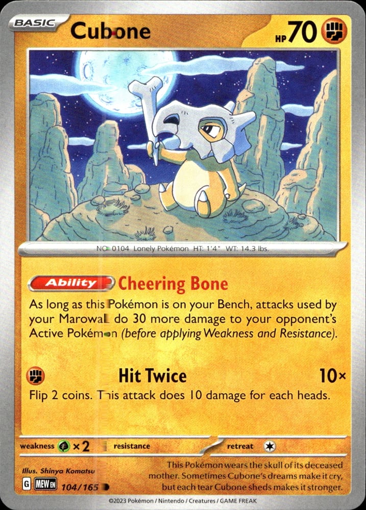 Cubone - SV03.5 104/165