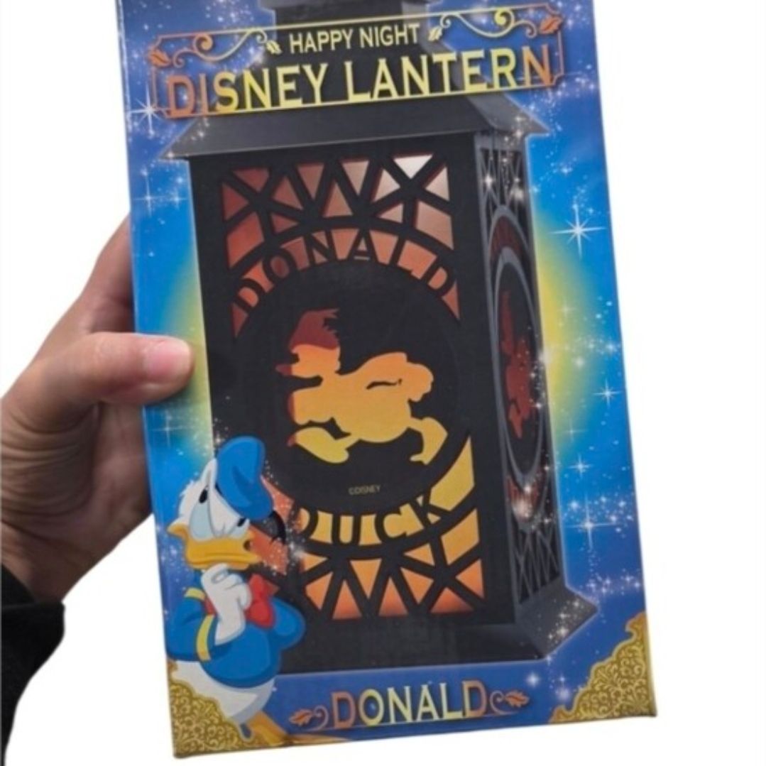 Disney Mickey & Friends Happy Night LED Lantern Black Donald Duck