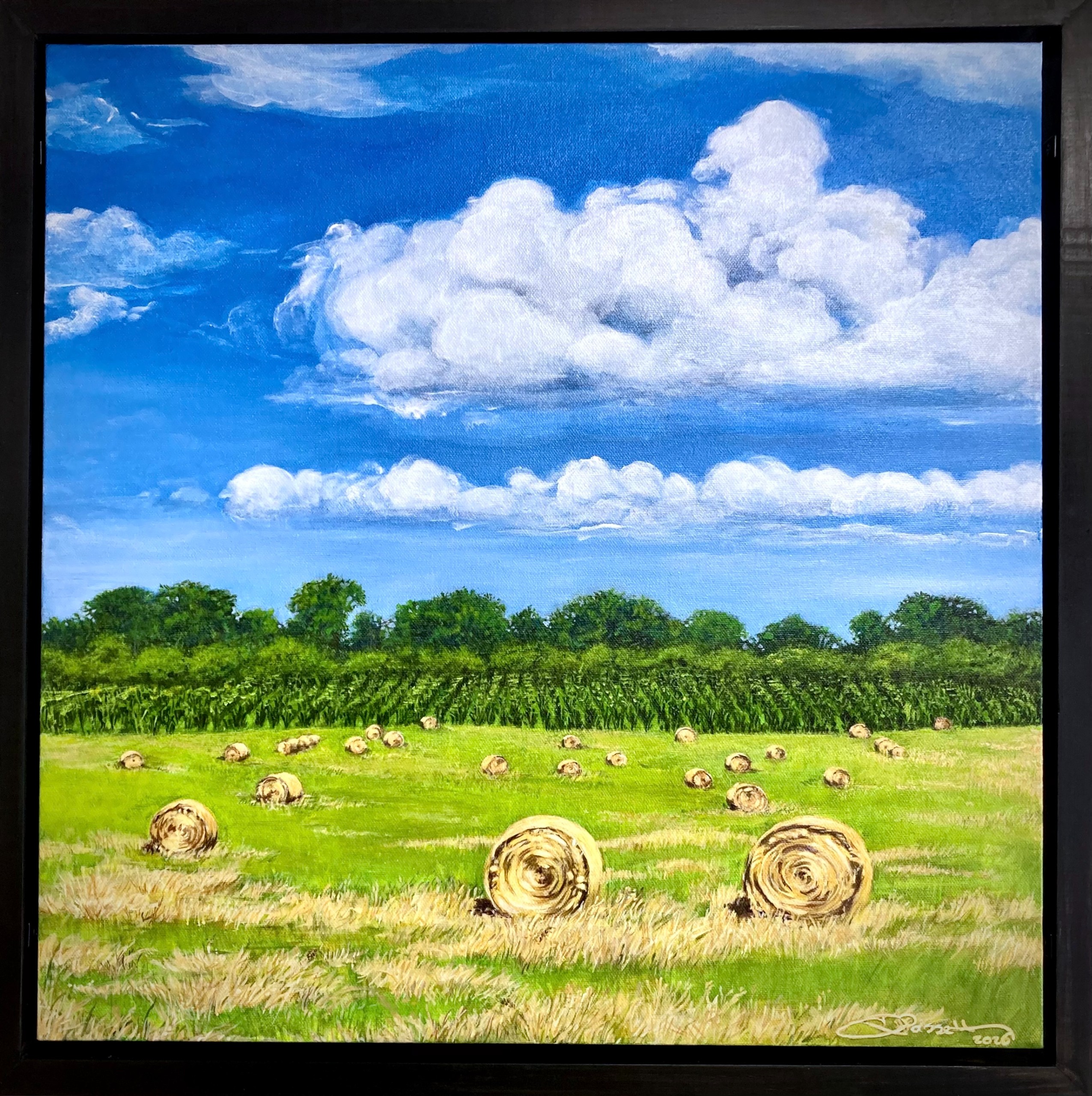 Hay bales