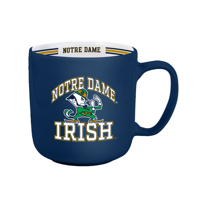 Notre Dame Fighting Irish Team Stripe Design Coffee Mug 15oz