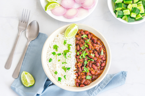 Rajma with Rice or Roti