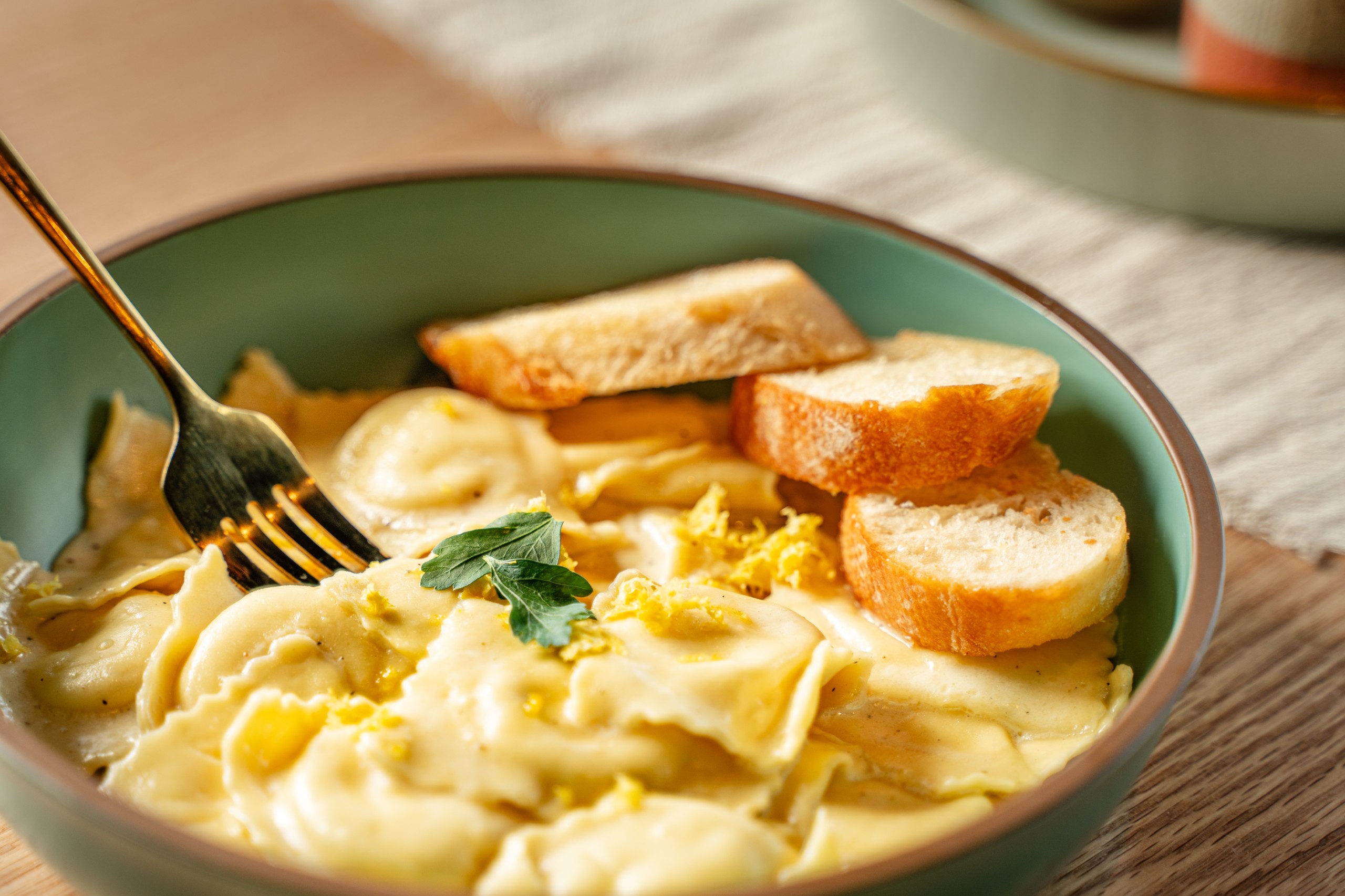 Lemon — handmade ravioli at Biada Ravioli Kitchen in Logan, Utah