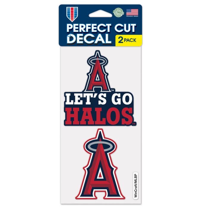 Los Angeles Angels Die Cut Slogan Decals 2pack
