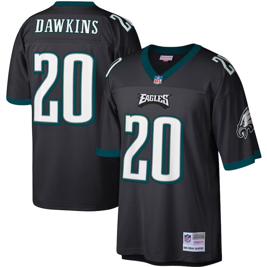 Philadelphia Eagles 2004 Brian Westbrook #36 Black Mitchell and Ness Jersey
