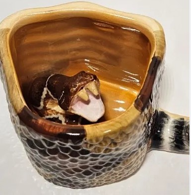 Mug - Rattlesnake w/head inside