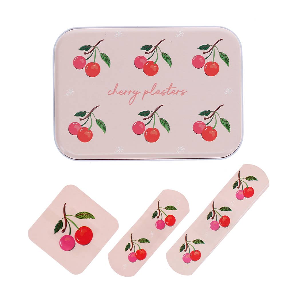 Children's plasters in a tin (30 pcs) - Little Cherry