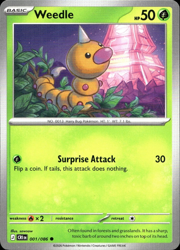 Weedle - ME04 1/86
