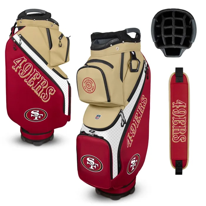 San Francisco 49ers Premier Clubhouse Cooler Golf Cart Bag