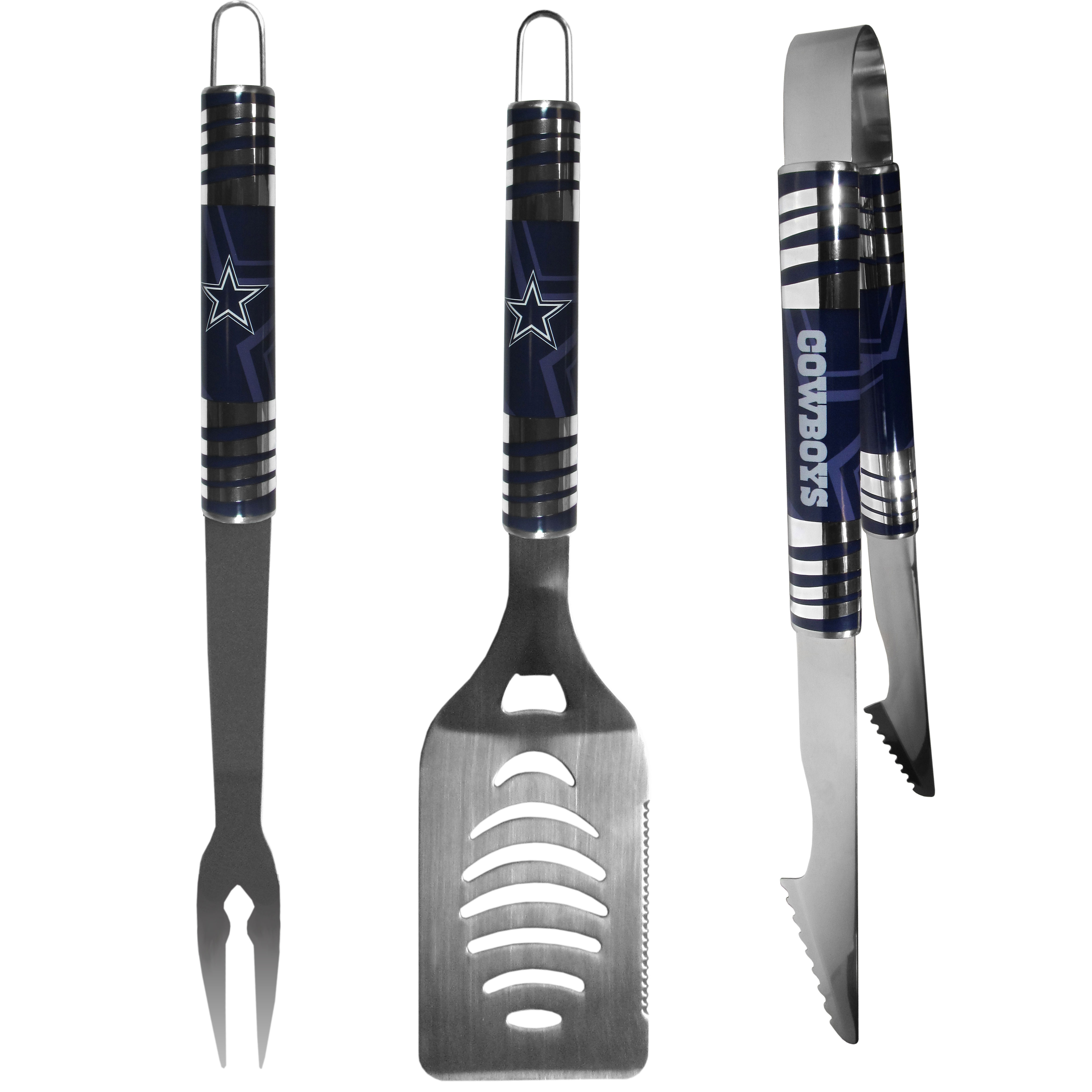 Dallas Cowboys Deluxe Tailgater BBQ Utensils Set