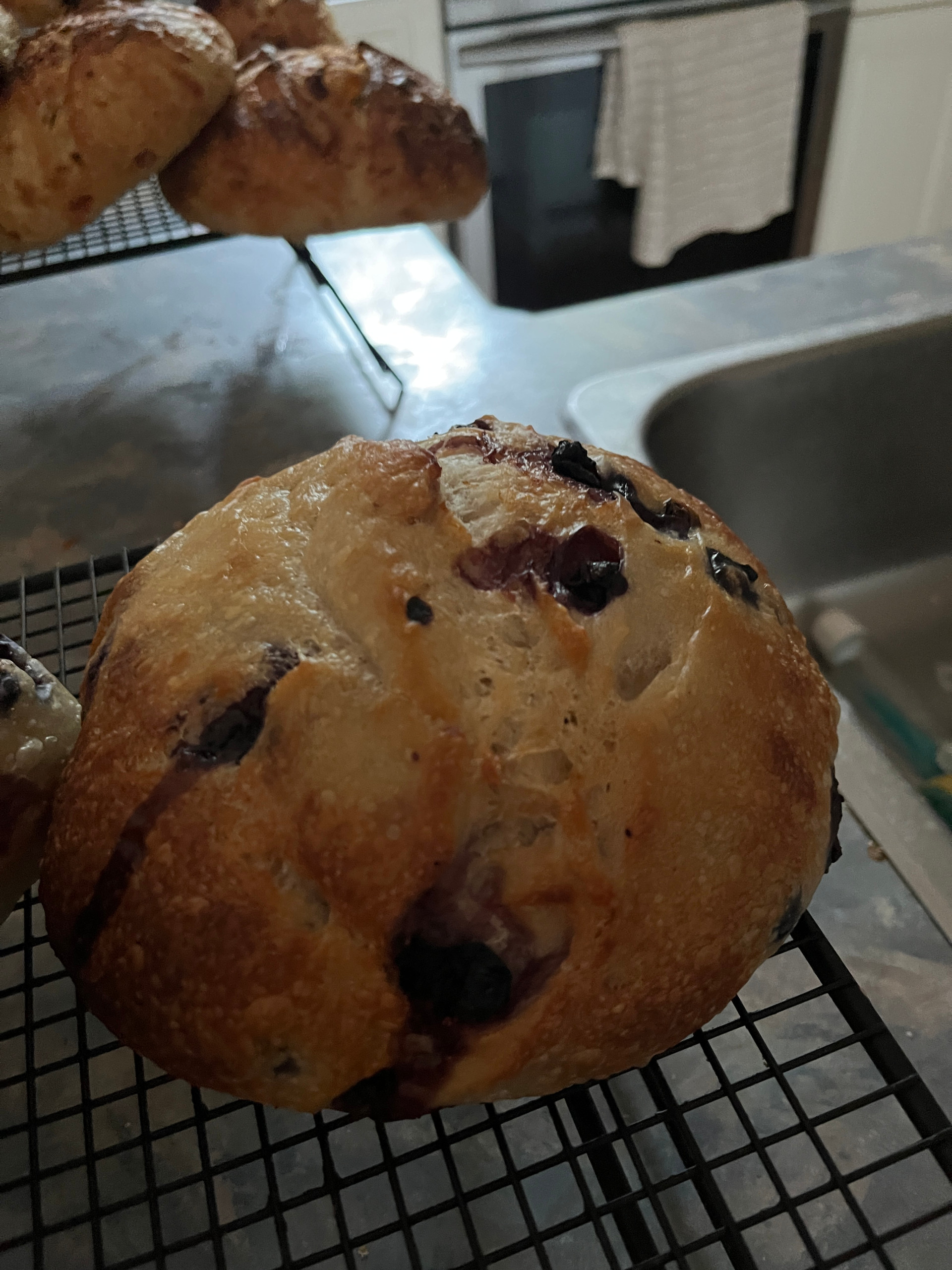 Photo of Sourdough Artisan Loaf - Blueberry Lemon - HALF LOAF