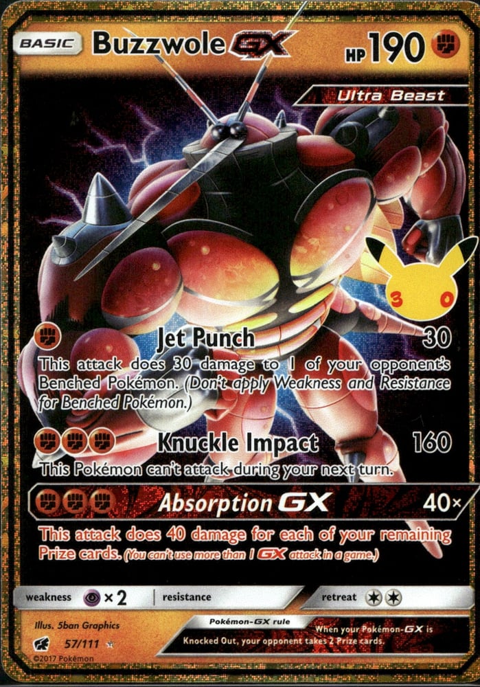 Buzzwole GX - 30TH-C 13/30