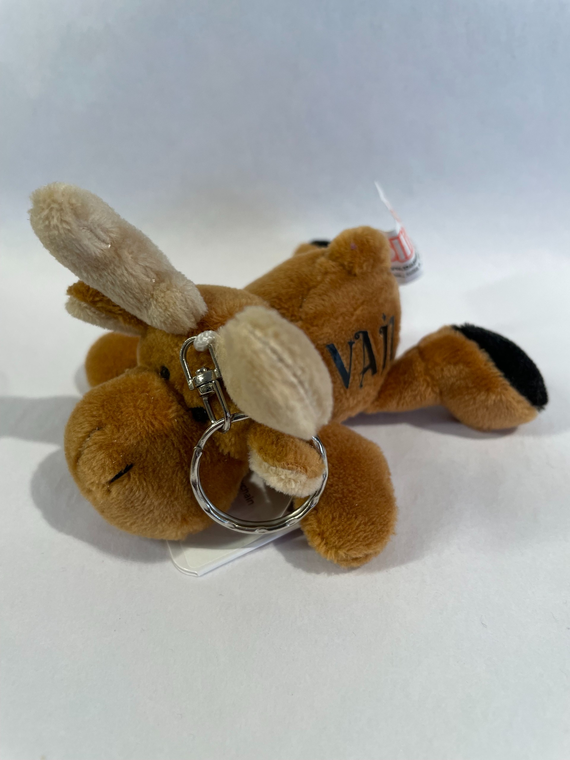 Plush Moose Keychain with Vail
