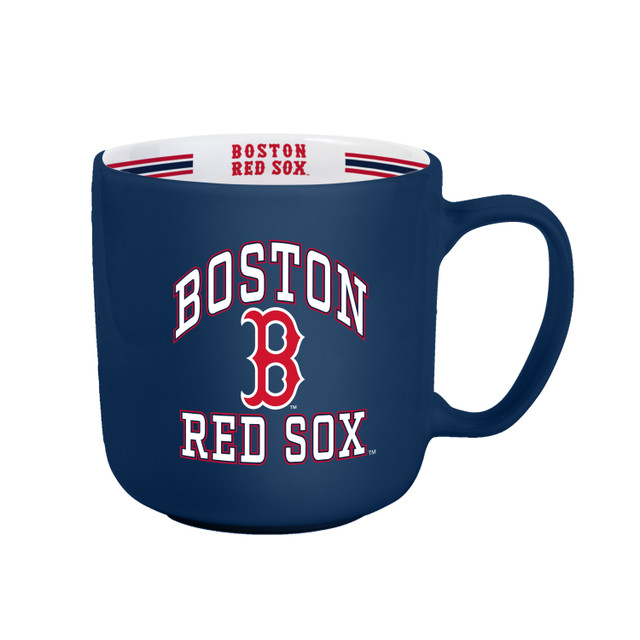 Boston Red Sox Team Stripe Design Coffee Mug 15oz