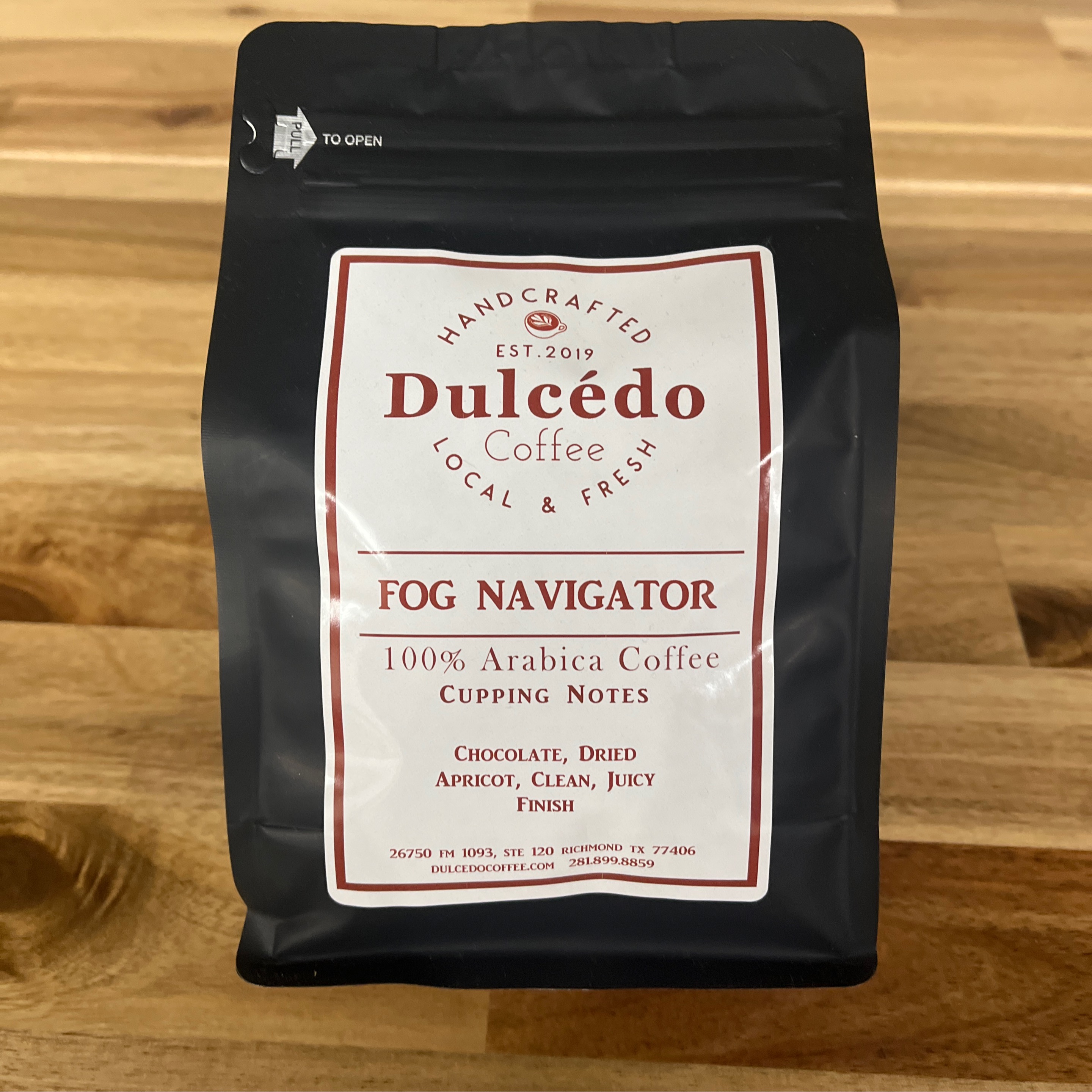 Coffee Retail Bag: Fog Navigator
