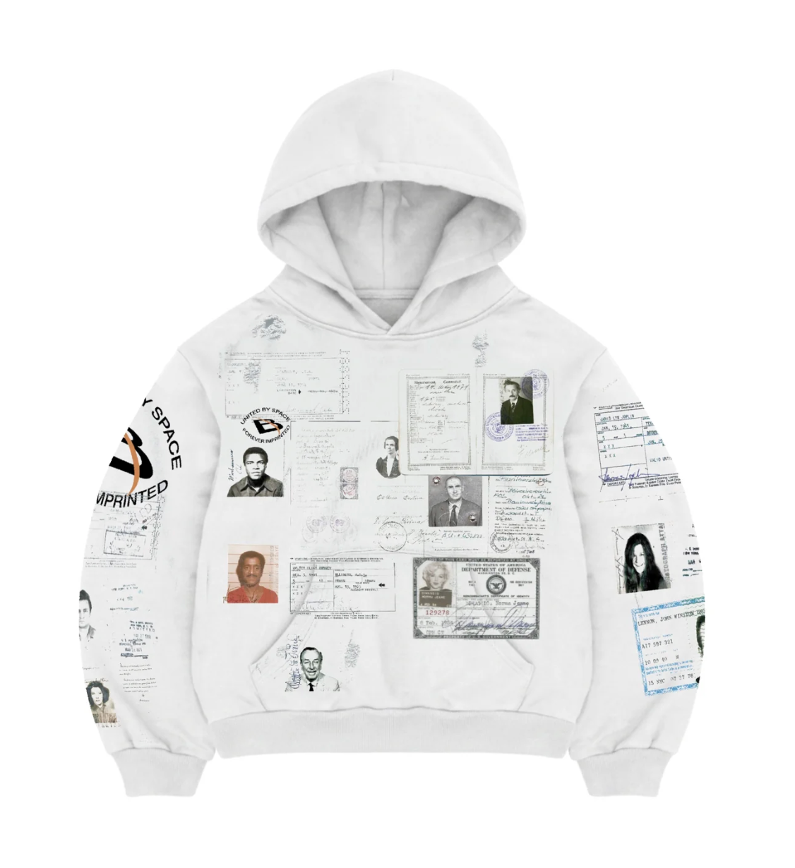 Bravest Studios Grey Passport Hoodie
