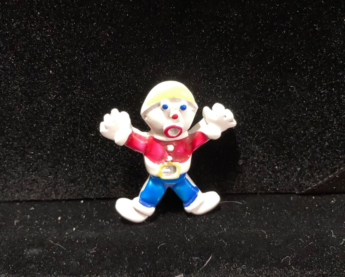 Mr Bill Oh No Saturday Night Live Vintage Enameled Pin