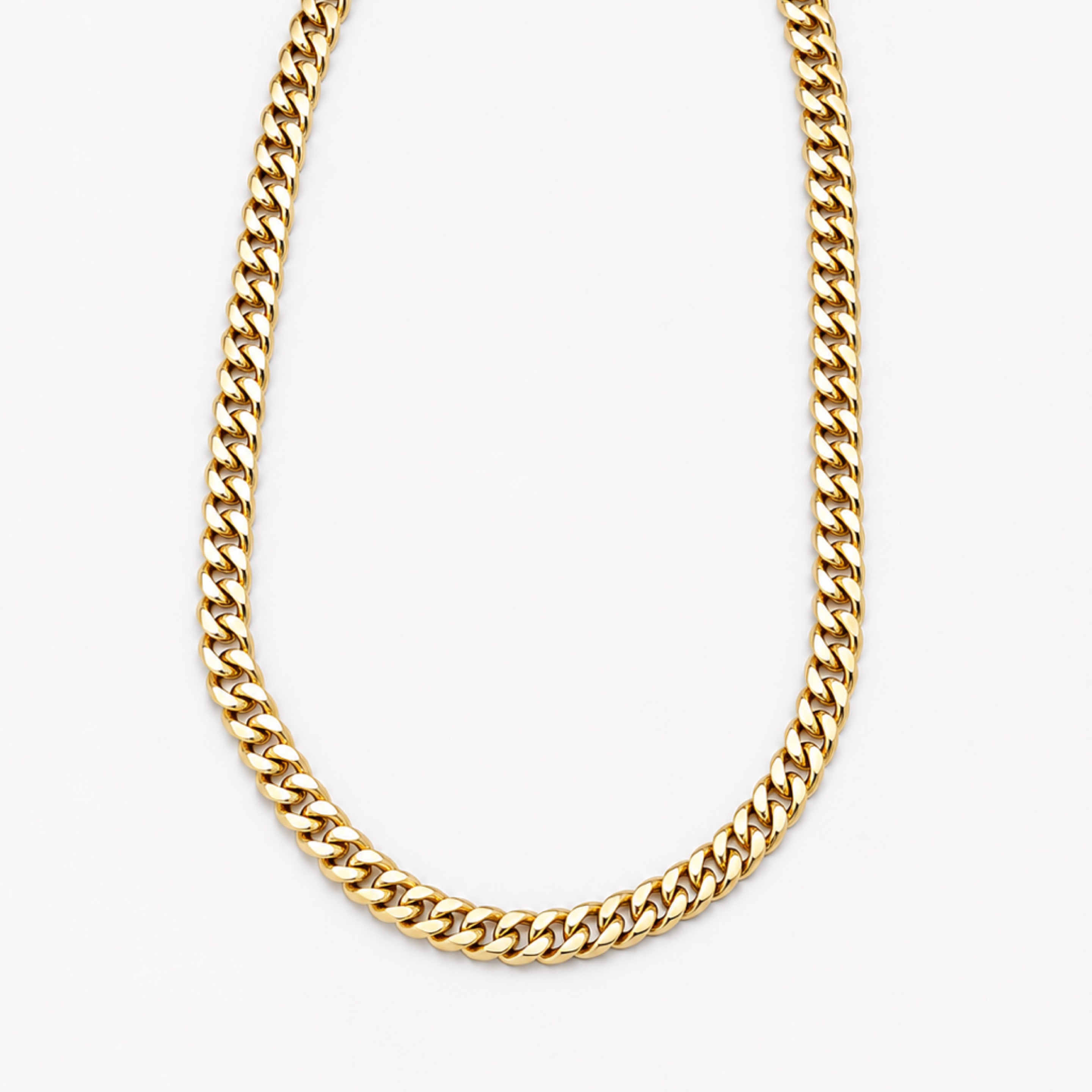 24” Bold Boxed Cuban Gold/8mm