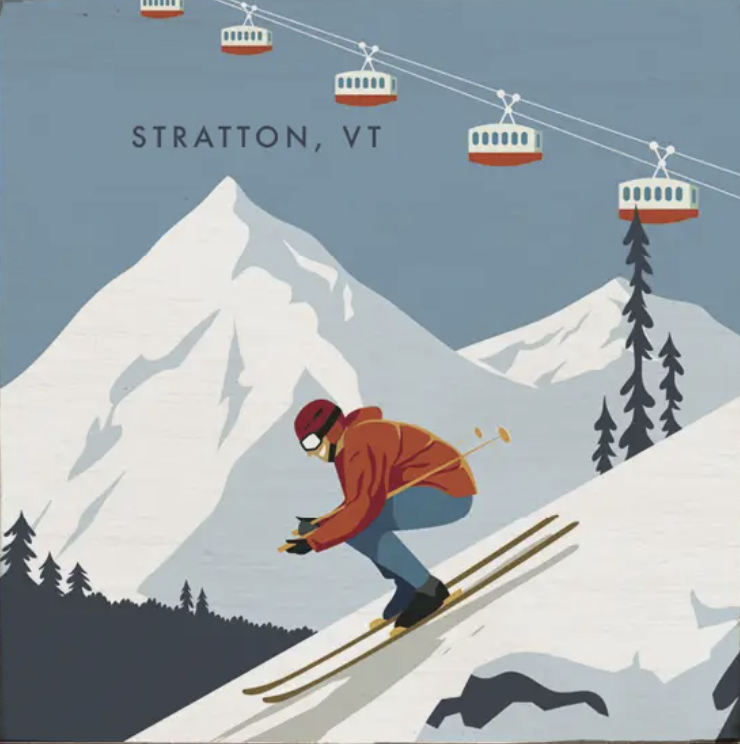 Vail Bluebird Day Magnet