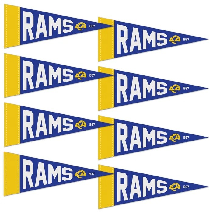 Los Angeles Rams 2026 Mini Pennants Party Pack