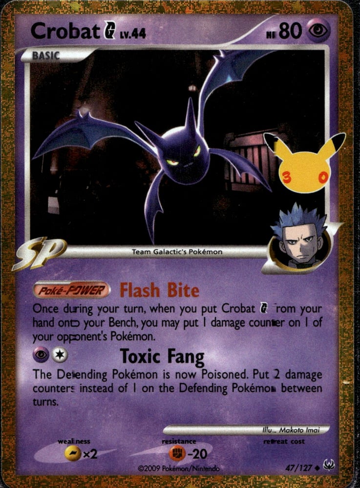 Crobat G - 30TH-C 11/30