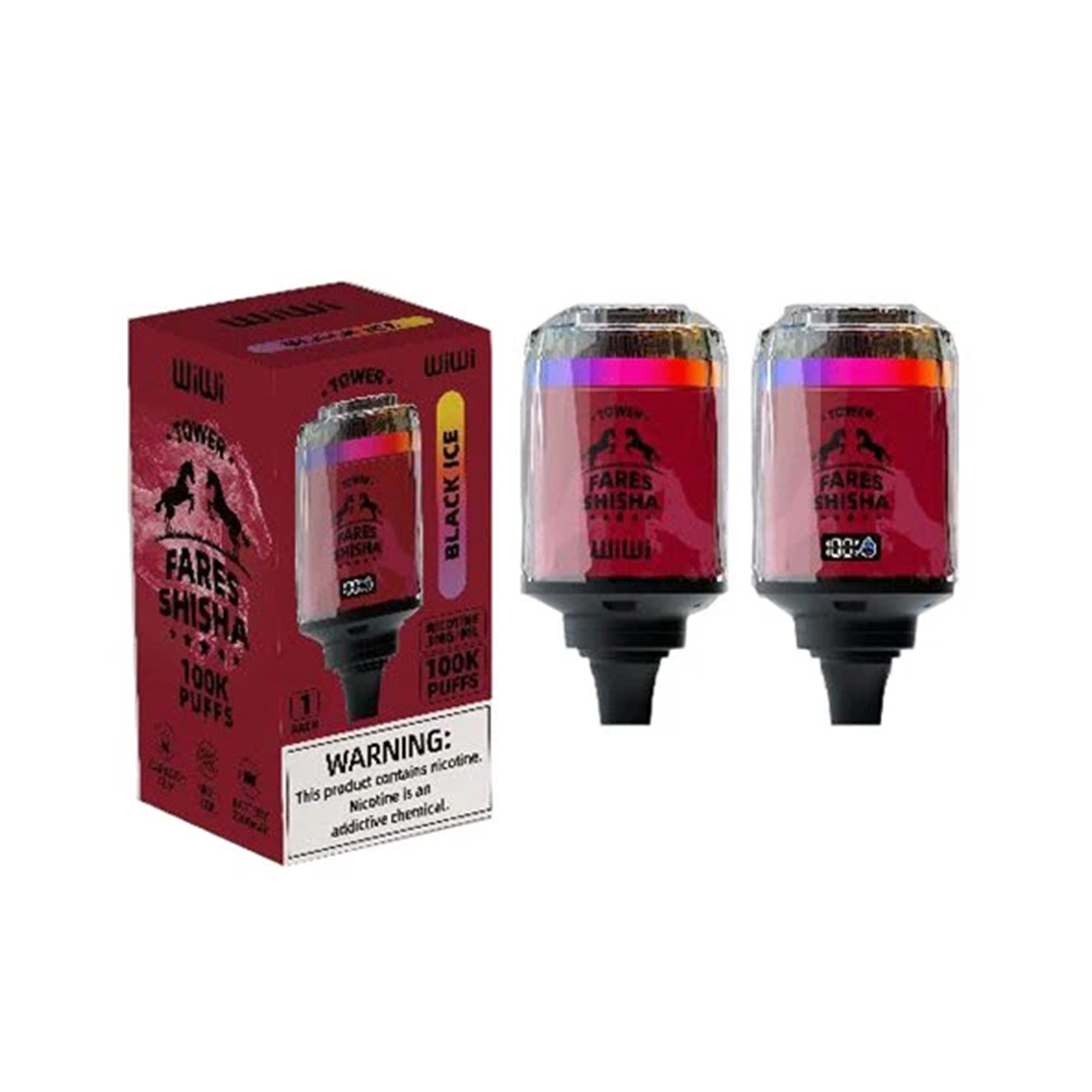 Fares Shisa 100,000 Black Ice