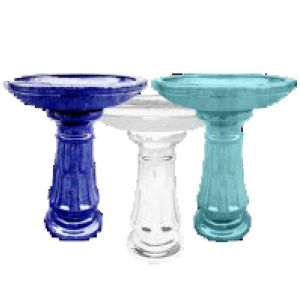 Classic Birdbath, Assorted Colors, 23”