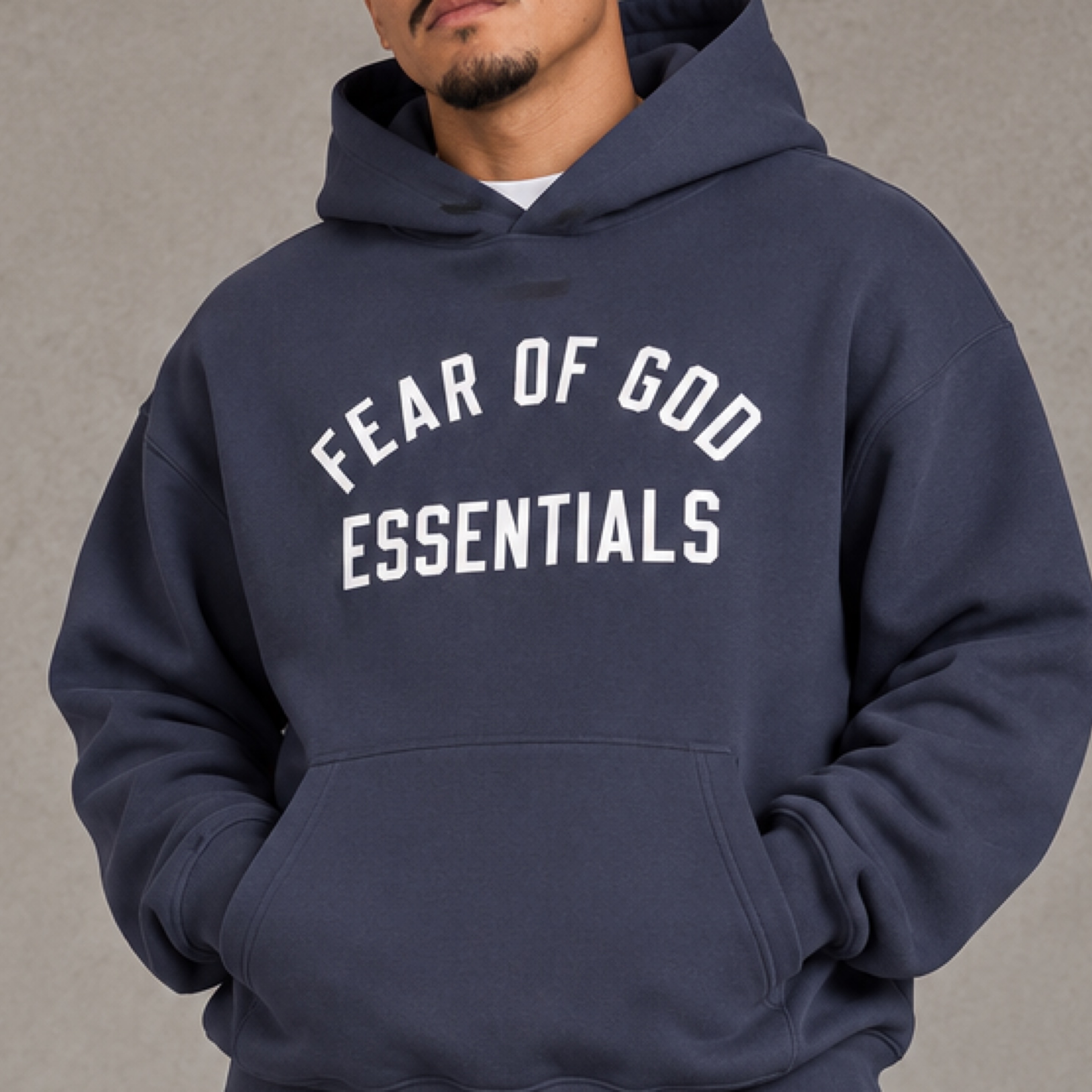 Essentials Hoodie (Marine) 